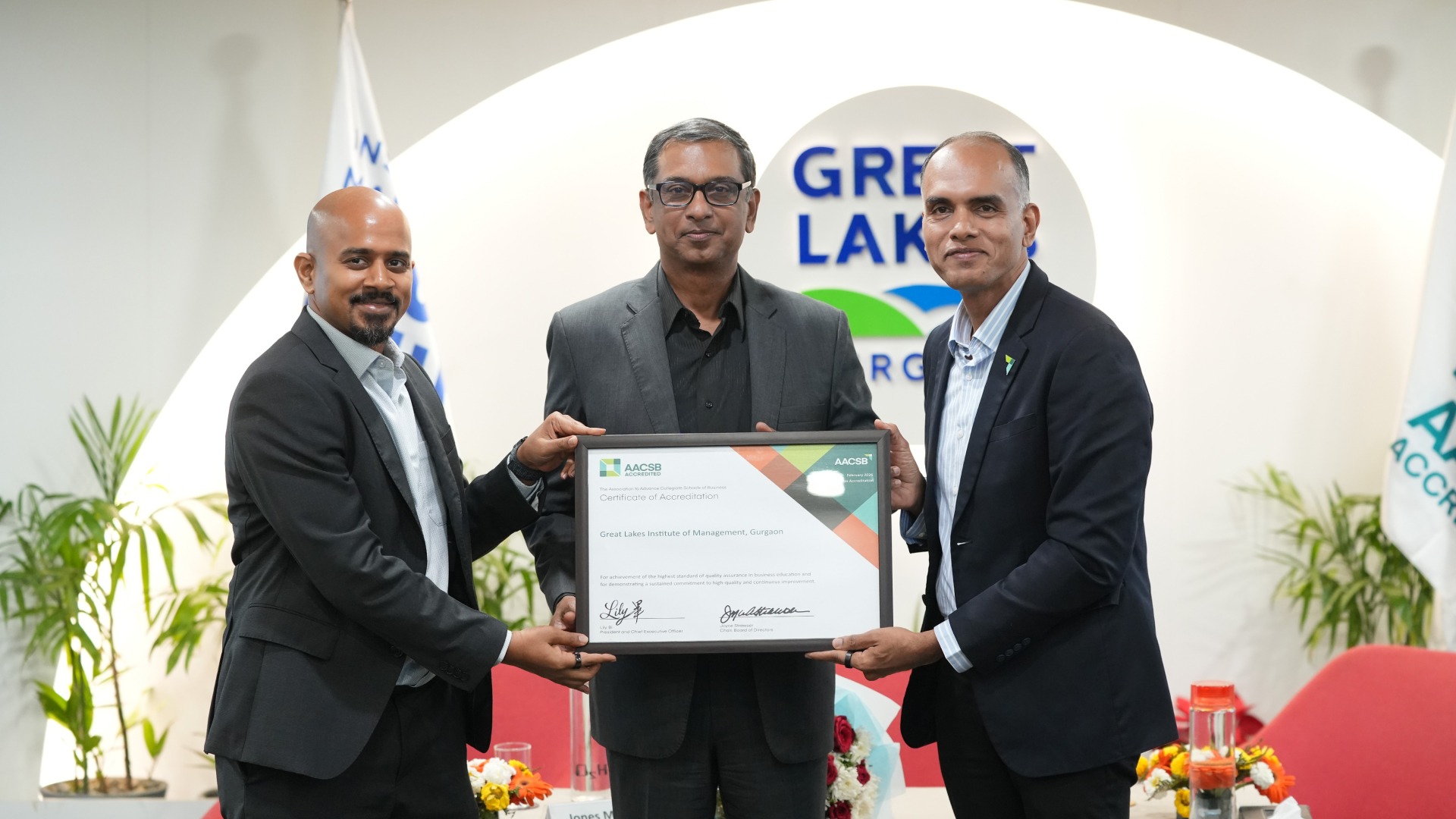 Great Lakes, Gurgaon, is now AACSB Accredited